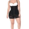sv010crndelantera Faja Svelte corta tipo reloj de arena strapless Ref.SV010CRN
