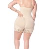 sv010crtrasero Faja Svelte corta tipo reloj de arena strapless Ref. SV010CR
